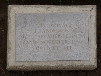 Struma Military Cemetery - Anderton, Frederick